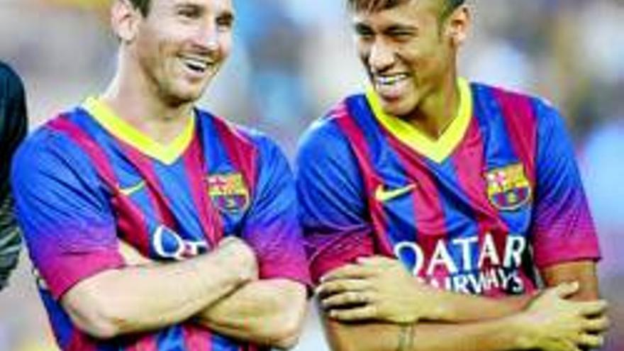 Messi y Neymar coinciden por primera vez y el Barça apabulla (8-0)