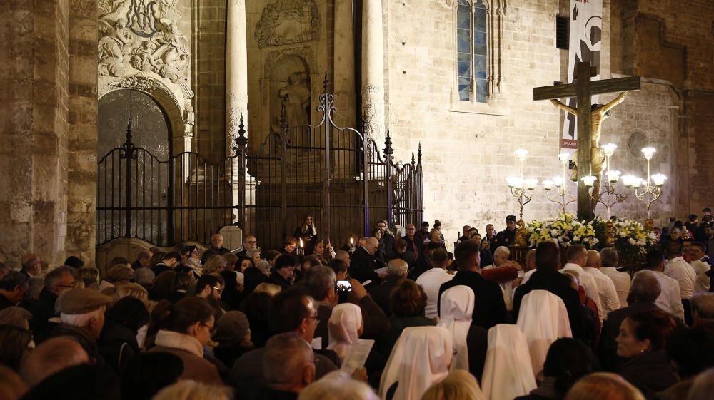 Via Crucis de Semana Santa en el Centro Histórico de València