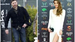 Xabi Alonso y Ona Carbonell.