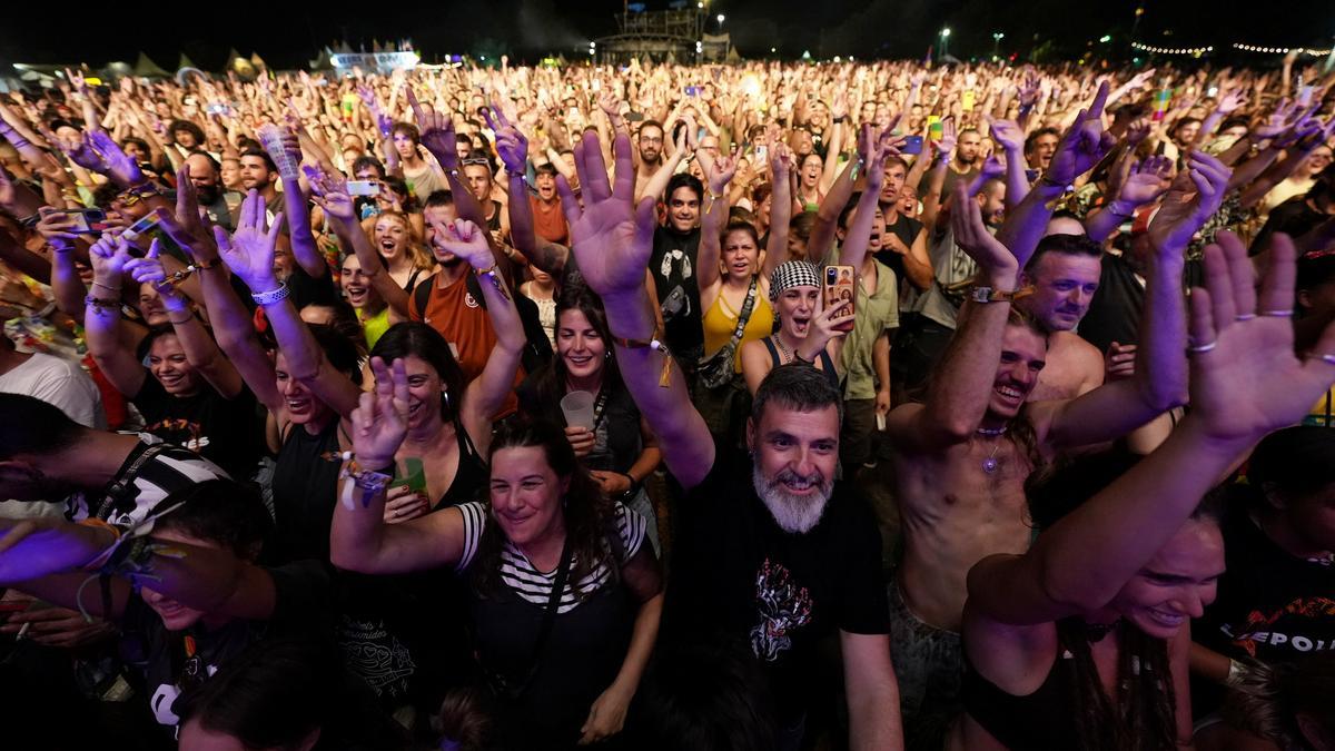 Miles de asitentes pasan cada noche por el recinto del Rototom Sunsplash