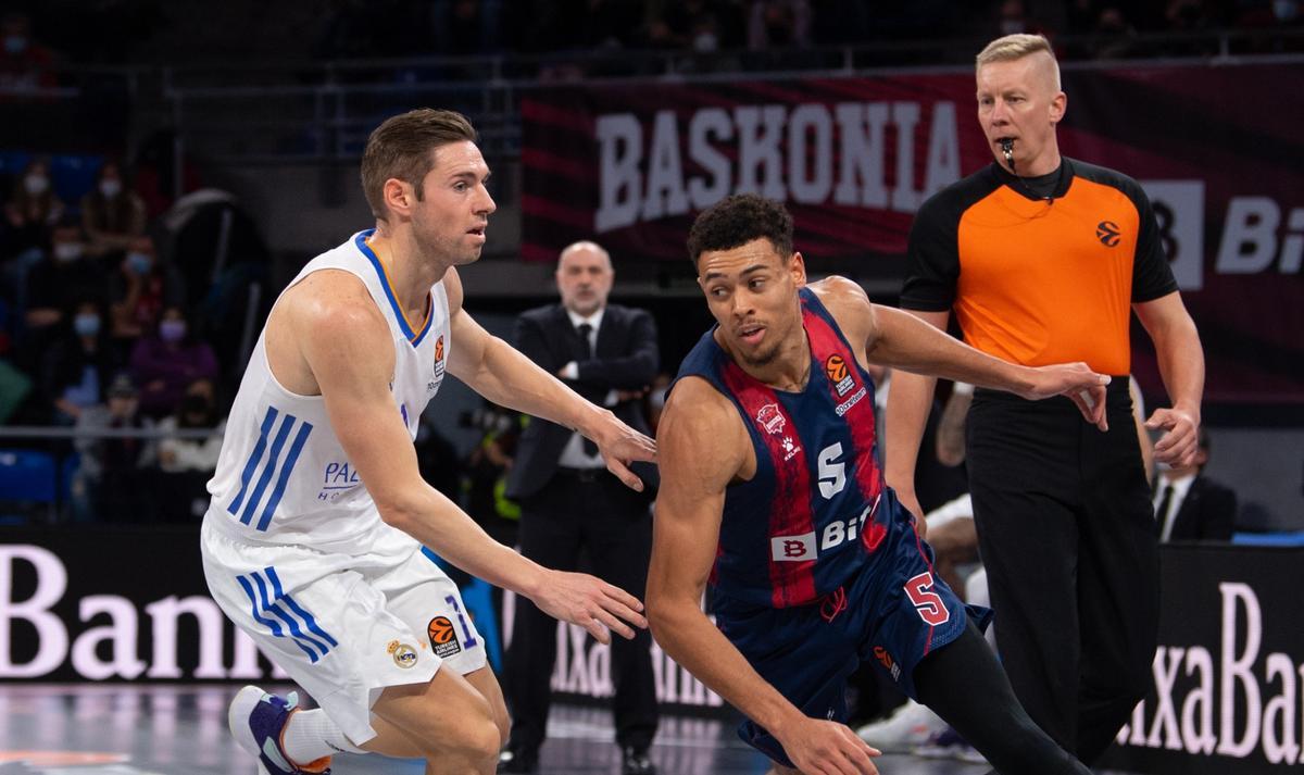 Imagen del choque del Buesa Arena