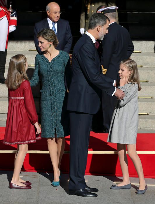 Leonor y Sofía, protagonistas en el Congreso