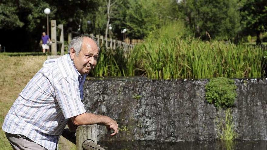 Ramón Rodríguez en un tramo del Paseo do Pontiñas. // Bernabé/Javier Lalín