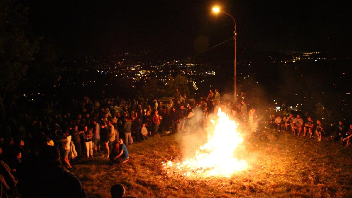 Celebración de la Festa dos Fachos en 2017.