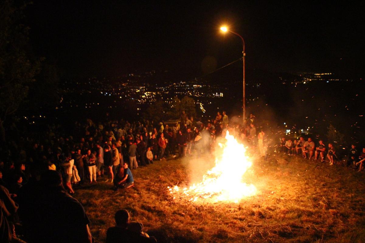 Celebración de la Festa dos Fachos en 2017.