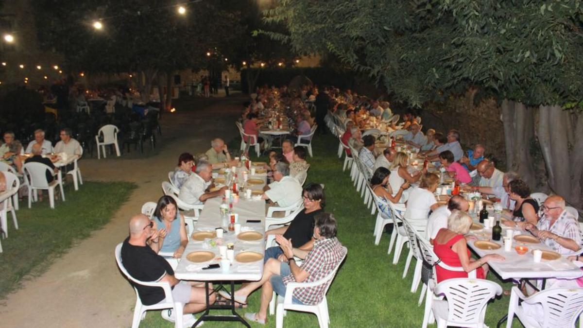 Dissabte  passat es va fer un sopar popular a l’Hort del Prior | AJ. VILABERTRAN