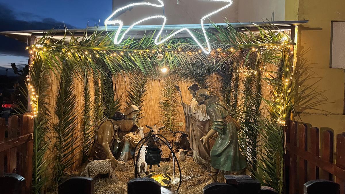 El belén de la parroquia de San Pedro, en Soto del Barco.