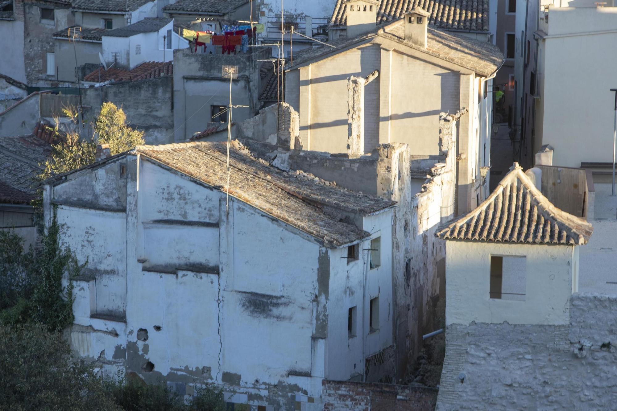 Ontinyent invierte 318.000 para en la estabilización de seis casas en mal estado en la calle Muralla