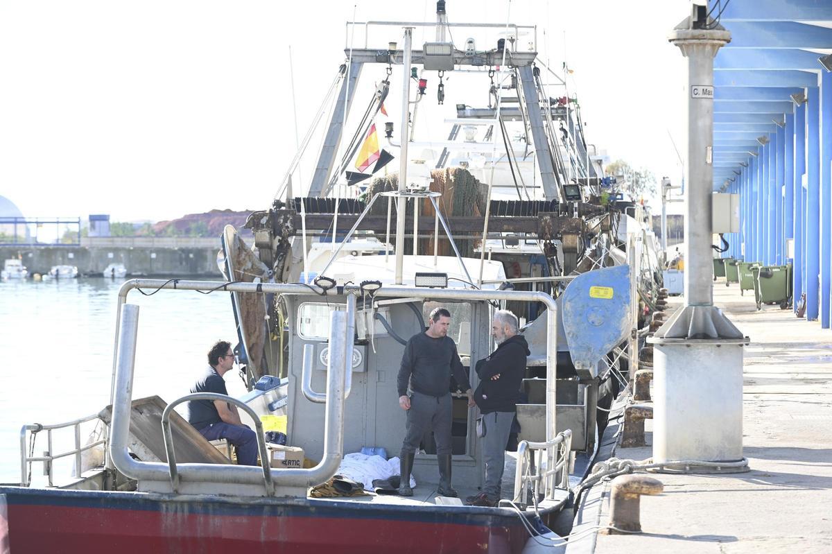 Imagen de archivo de barcos amarrados en Castelló.