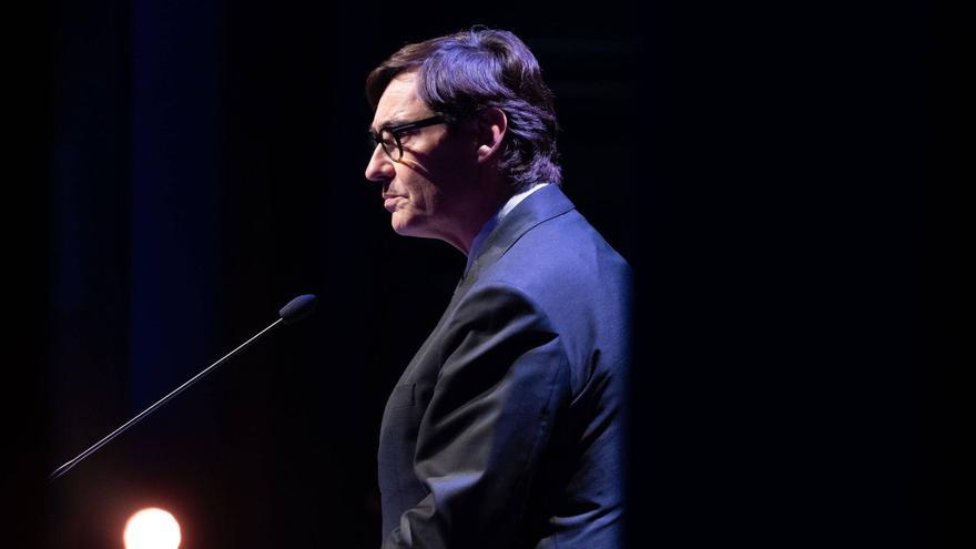 El president de la Generalitat, Salvador Illa, en un acto