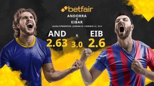 FC Andorra vs. SD Eibar: horario, TV, estadísticas, clasificación y pronósticos