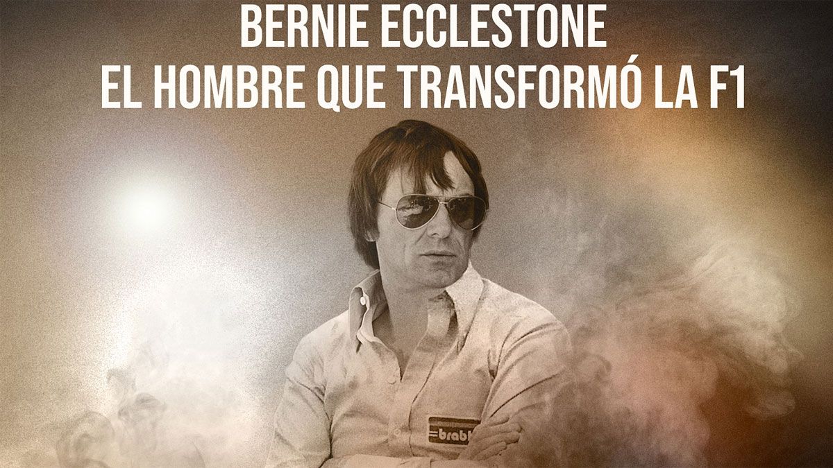 Un joven Bernie Ecclestone, en el cartel promocional de la serie 'Lucky!'
