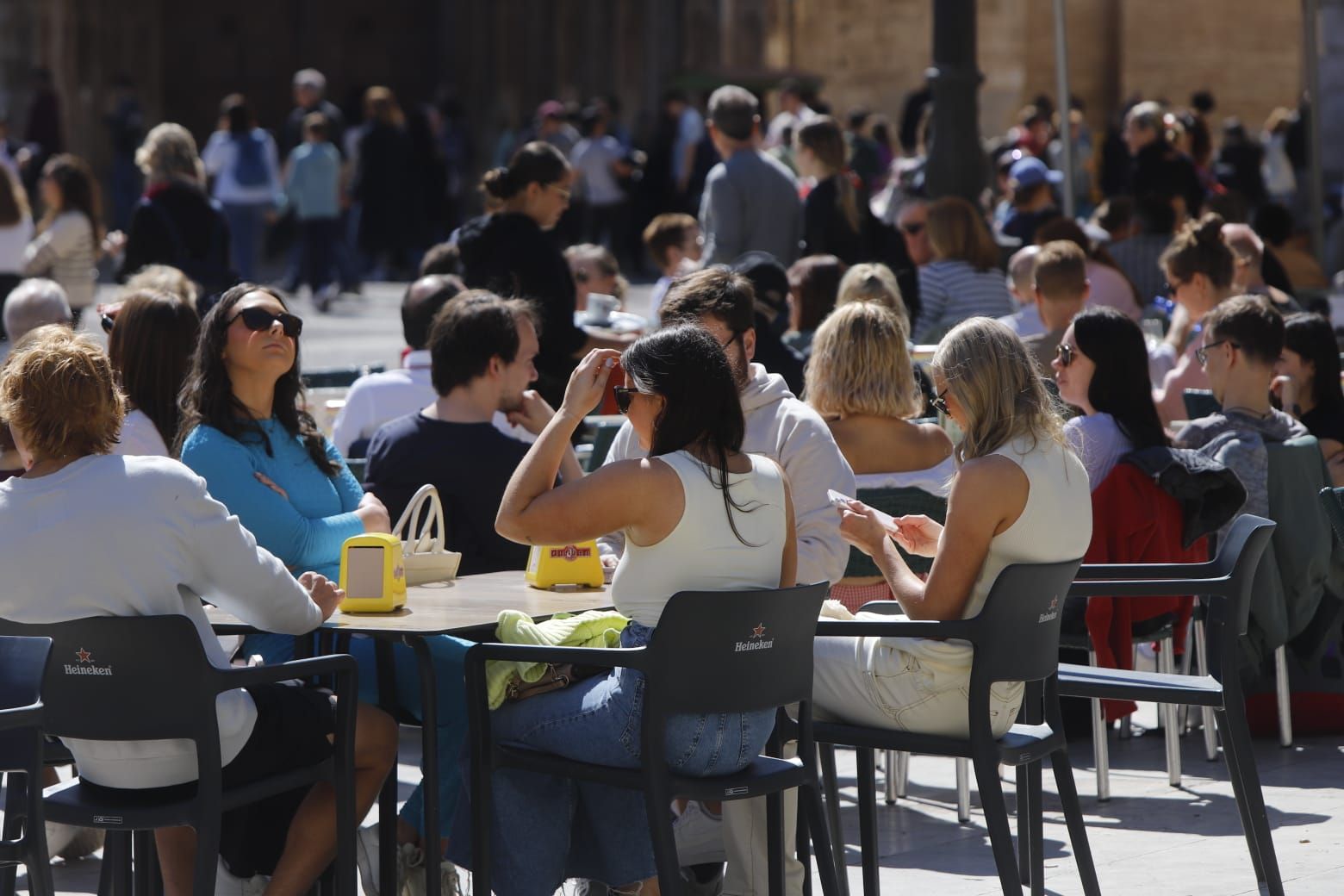 Llenazo en València durante el Sábado Santo