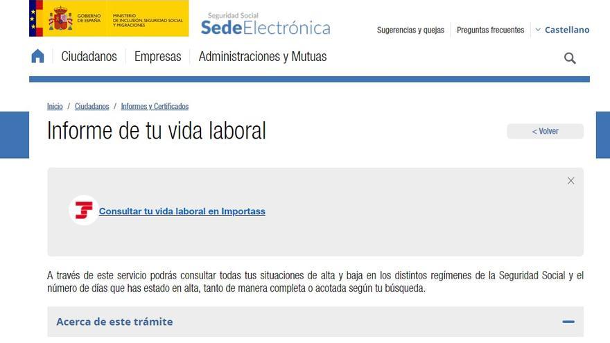 ¿Cómo conseguir el informe de vida laboral?