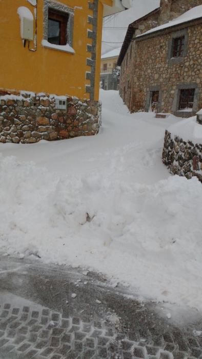 Viernes de nevadas en Asturias