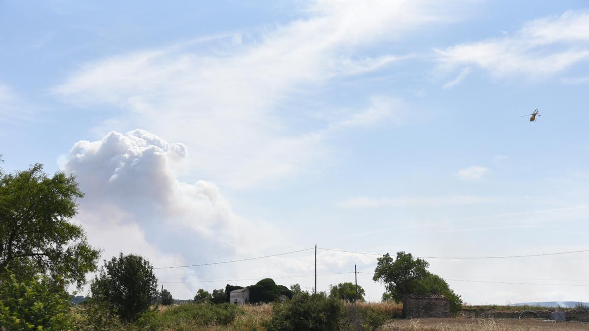 Incendi a la Conca de Barberà i a l'Anoia