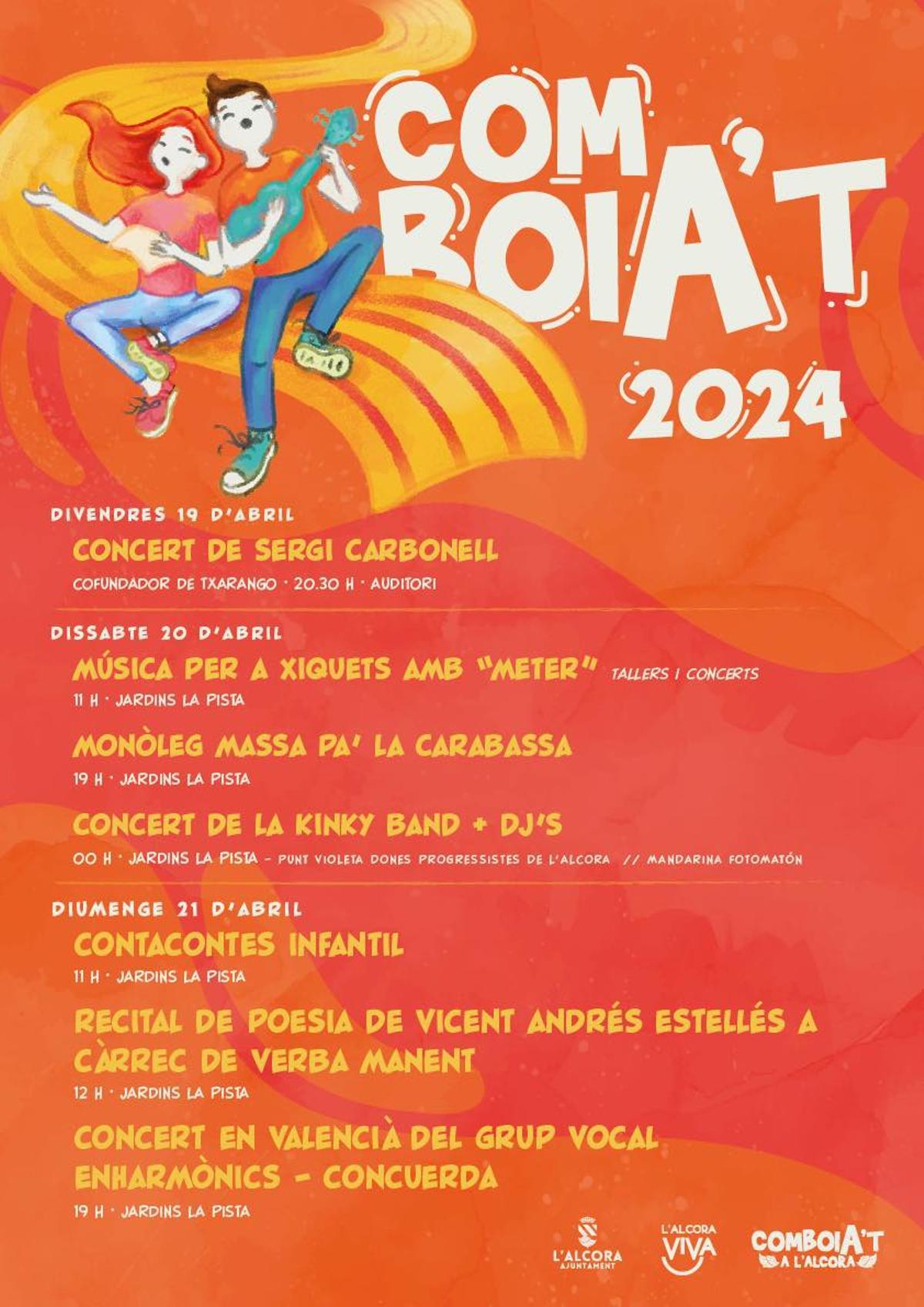 Cartel del festival Comboia't.