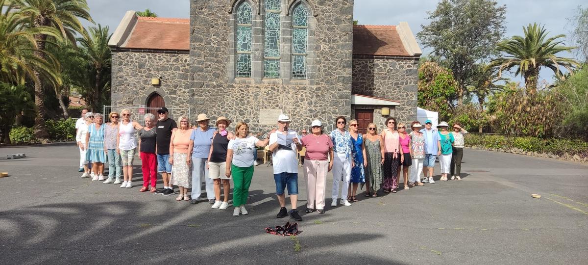 El grupo de mayores de Puerto de la Cruz que ofrecerá la función.