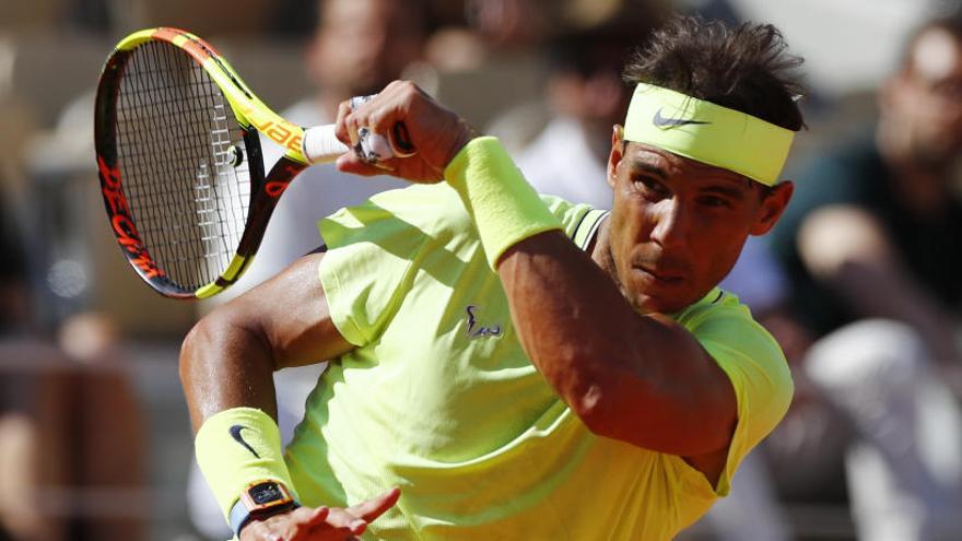 Nadal, en el partido de octavos de final.