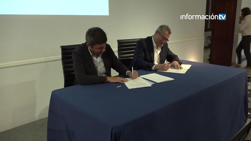 Diputación y Generalitat sellan un acuerdo histórico para mejorar el saneamiento en municipios alicantinos