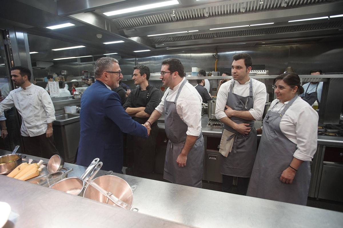 Les imatges del sopar dels restaurants gironins amb estrella Michelin a l'Esperit Roca
