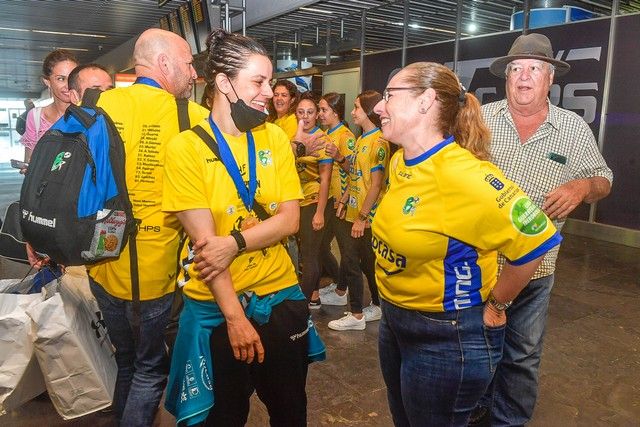 Llegada del Rocasa al Aeropuerto de Gran Canaria