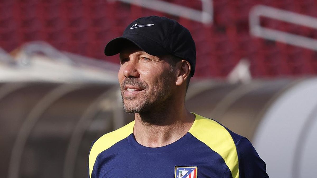 Simeone inicia su 14ª temporada al frente del Atlético.