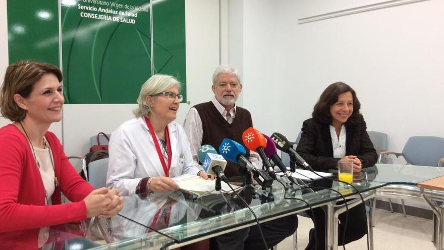 Ortigoso, Fragero, Del Pino y Janin, ayer en la rueda de prensa.