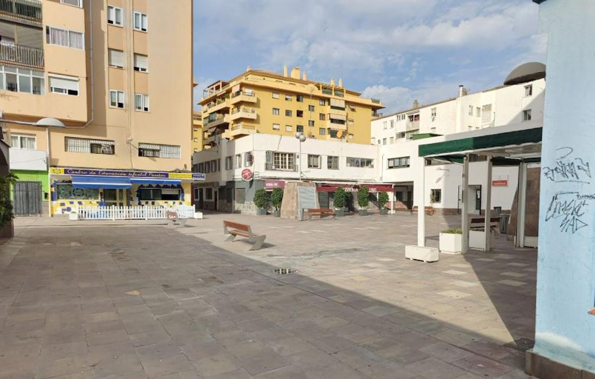 Plaza de la libertad en San Pedro de Alcántara, Málaga