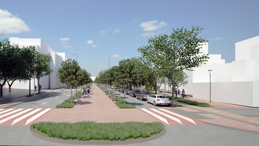 Unos 100 aparcamientos y cámaras de seguridad renovarán un "degradado" eje del norte de Sabadell