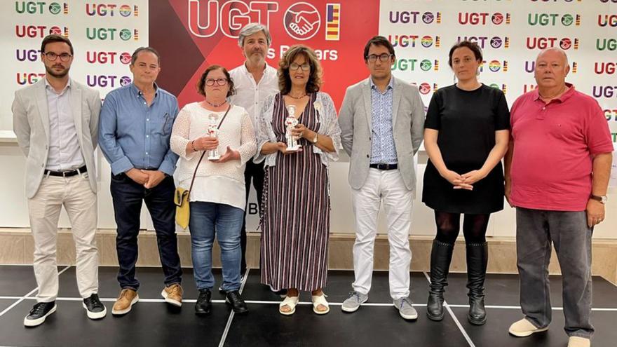 UGT premia al comité de salud laboral del servicio de ayuda a domicilio de Palma