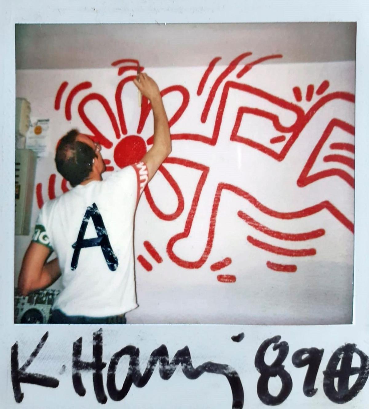 Un mural &quot;casi secreto&quot; de Keith Haring en Barcelona se salvará de la piqueta