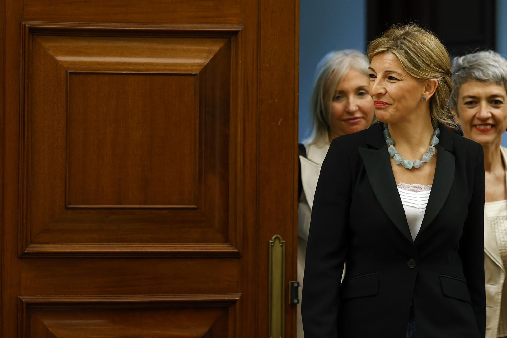 Yolanda Díaz en el Congreso de los Diputados.