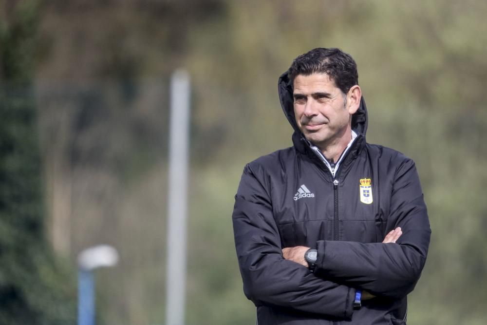 Entrenamiento del Real Oviedo en El Requexón