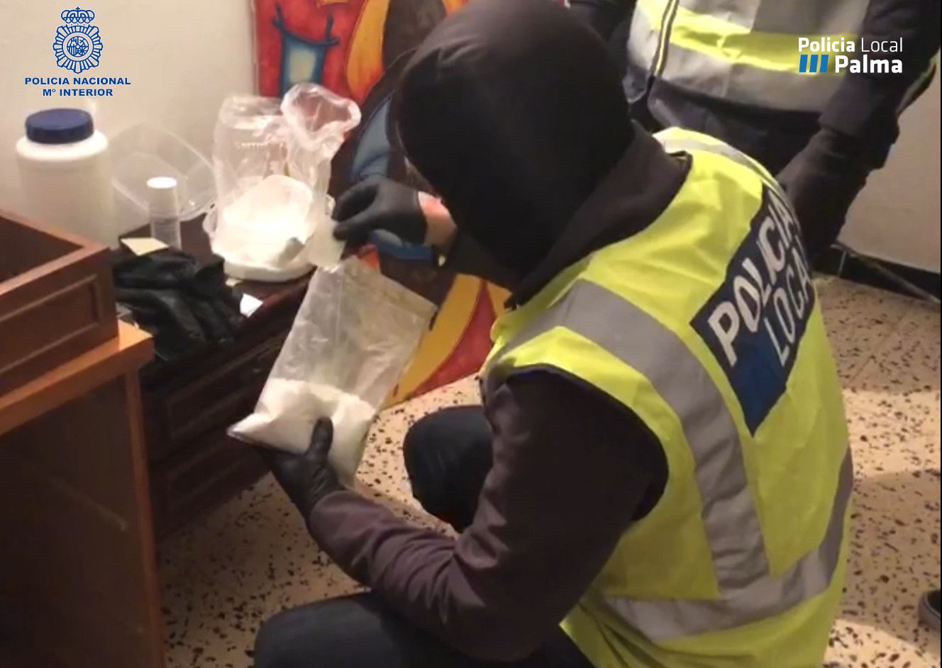 La Policía Nacional desmantela un laboratorio de cocaína en s'Arenal