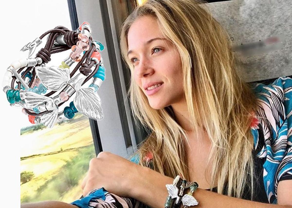 Patricia Montero con pulsera de UNOde50