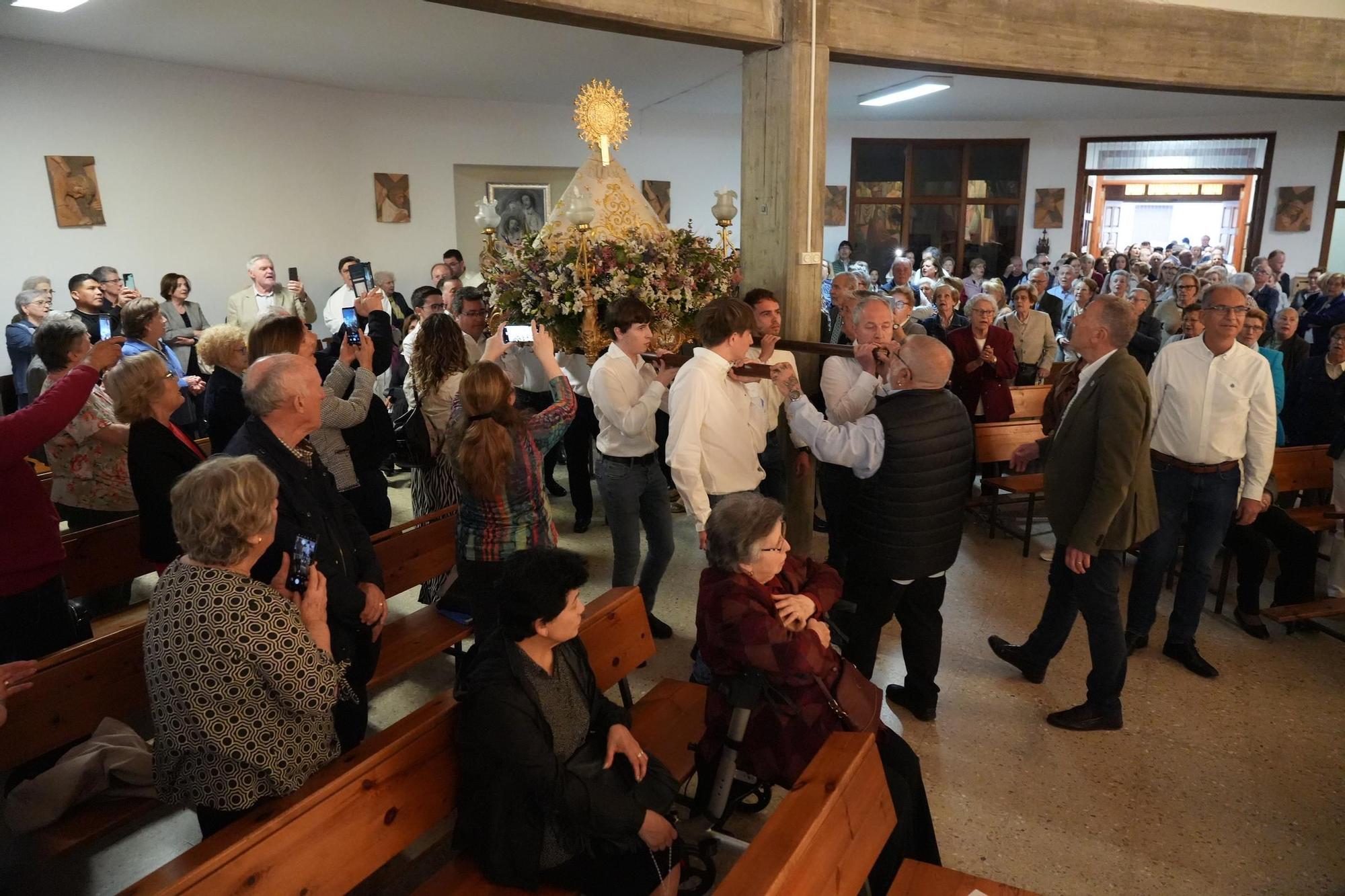 La parroquia de San Cristóbal de Castelló festeja a la Virgen de Lledó