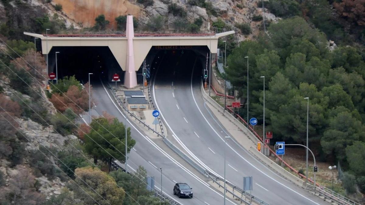Túnel de la C-32 en Garraf.