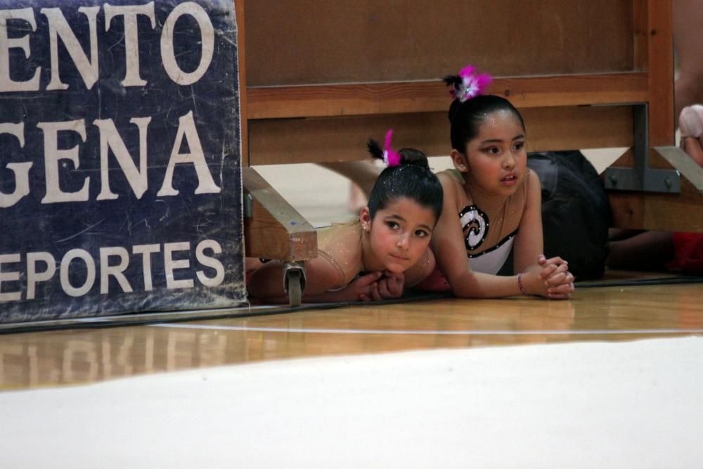 Cartagena celebra la primera jornada de la competición escolar de gimnasia rítmica con más de 1.000 participantes