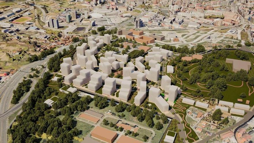 La Xunta redistribuye los edificios de Monte Mero, en A Coruña, para conseguir más mezcla de vivienda protegida y libre