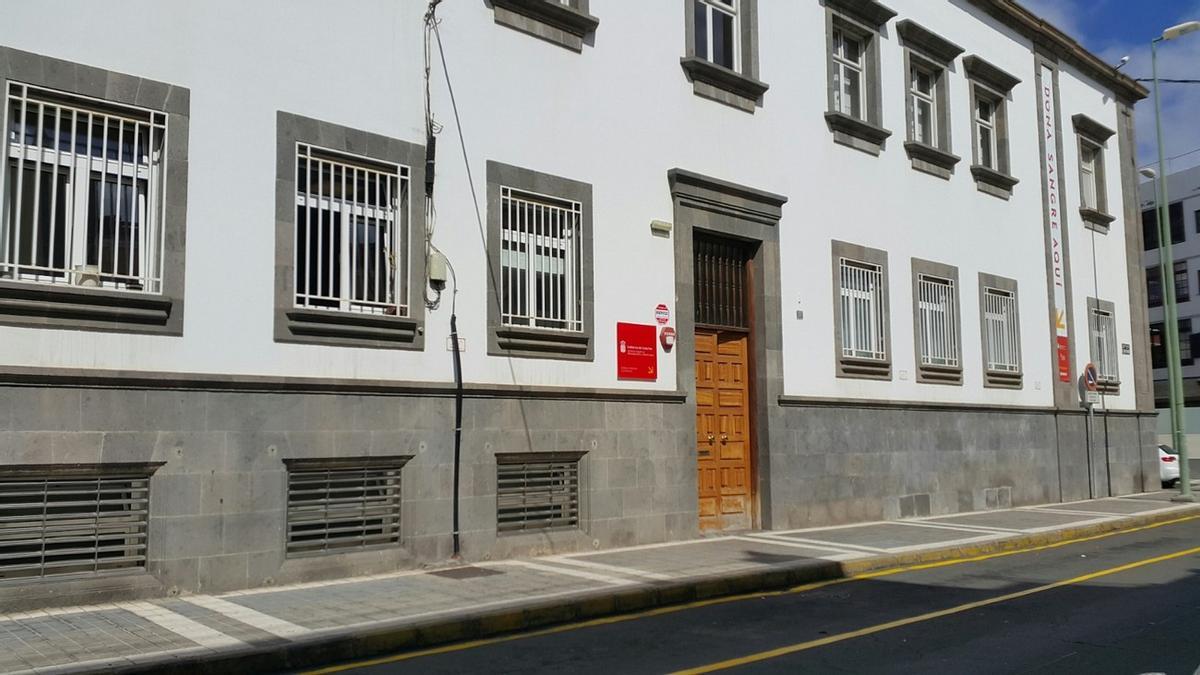 Imagen del edificio del Instituto de Hemodonación y Hemoterapia en Las Palmas de Gran Canaria.