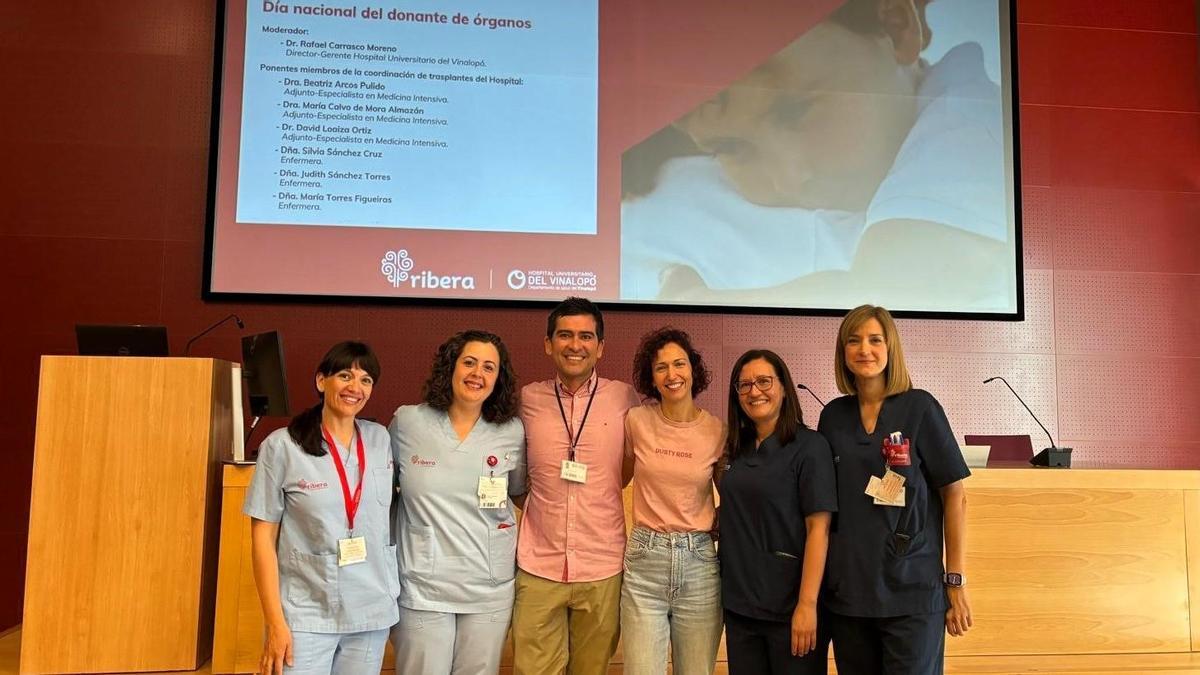 Sesión formativa celebrada en el Hospital del Vinalopó con motivo del Día Nacional del Donante de Órganos
