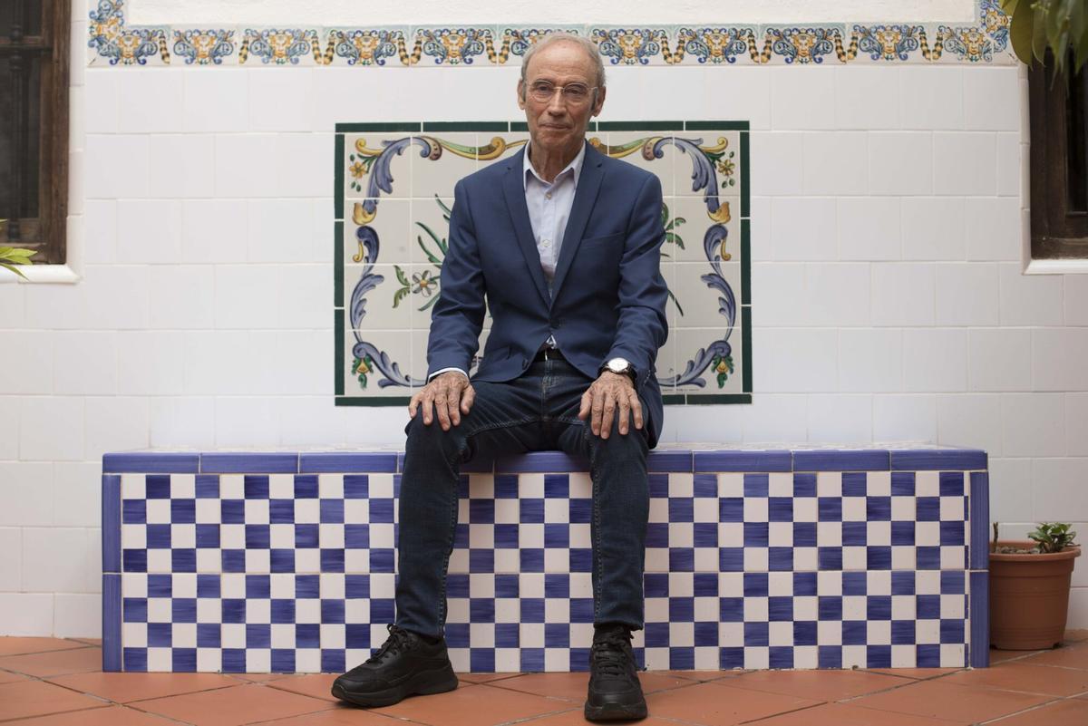 Imagen de archivo de Ciprià Císcar en Picanya en una entrevista con Levante-EMV.