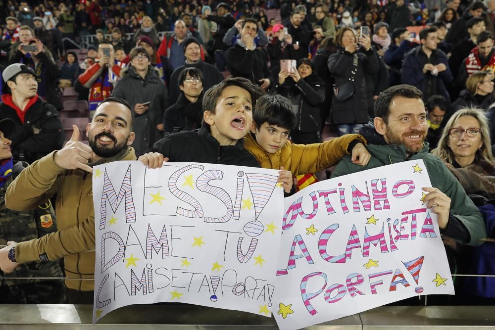 Gironins al Camp Nou.