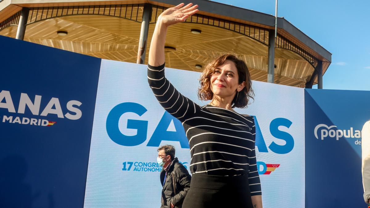 La presidenta de la Comunidad de Madrid, Isabel Díaz Ayuso,.