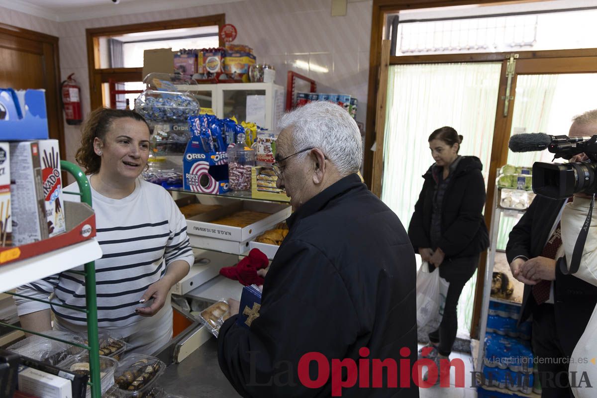 Corporación, Cofradía y Bandos realizan la 'Pedimenta' en Caravaca
