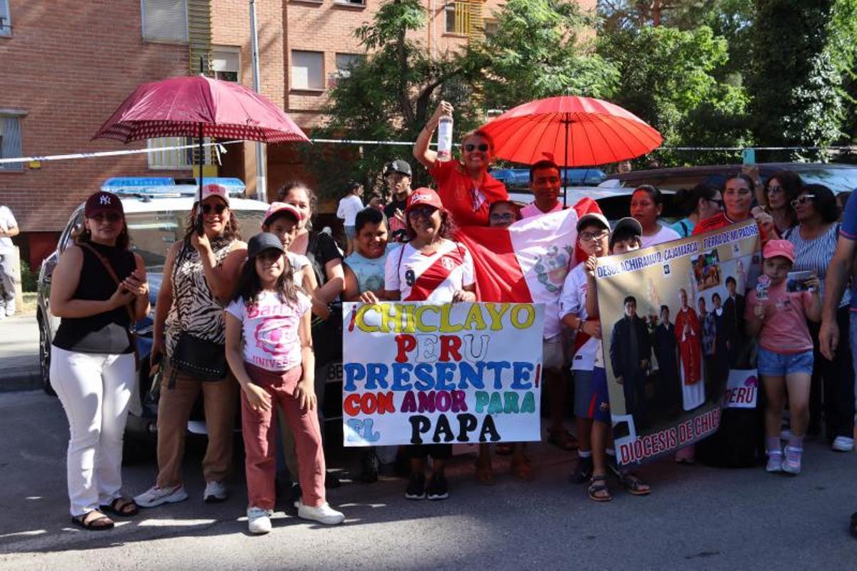 Ambiente en Madrid por la visita del Papa León XIV