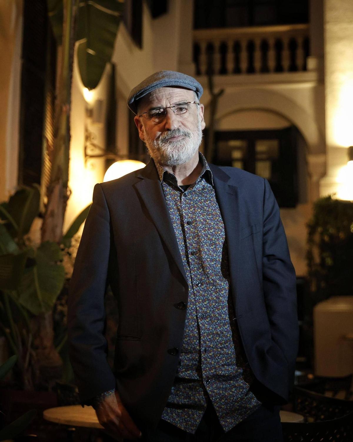 Fernando Aramburu, este pasado miércoles, en Palma.