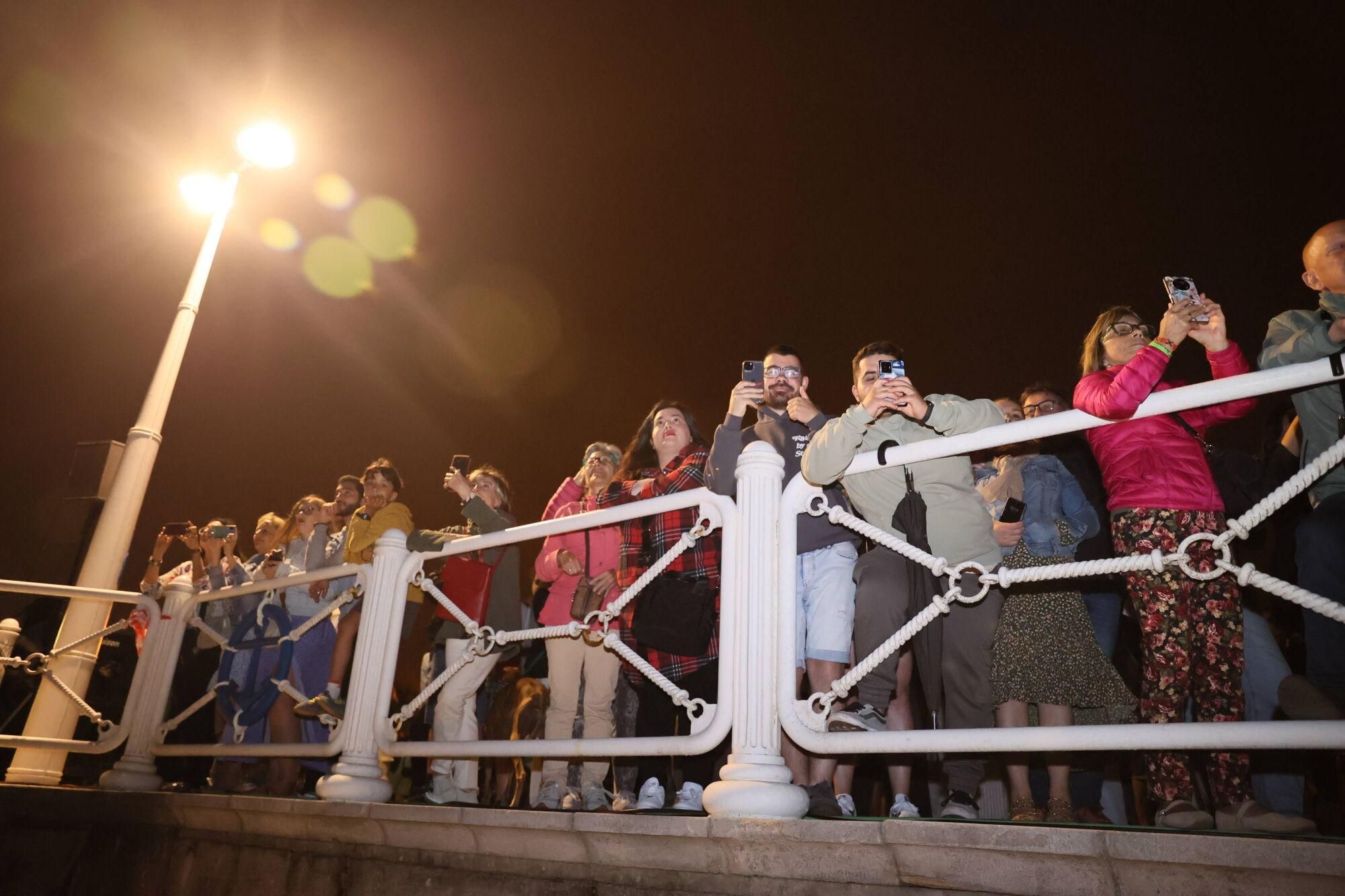 En imágenes: Así fue el show de drones sobre Salinas