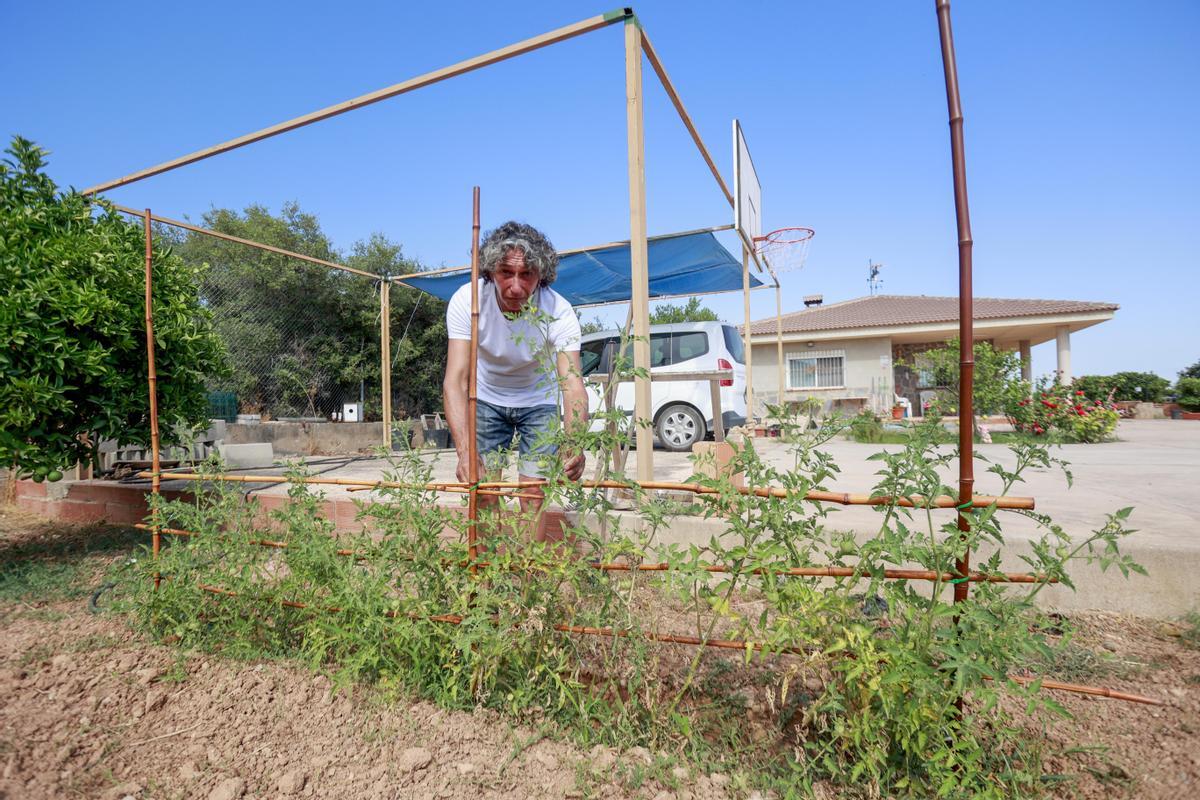 Vicente Tomas es un vecino de Riba-Roja al que van a derribar su casa por incompatibilidades urbanísticas